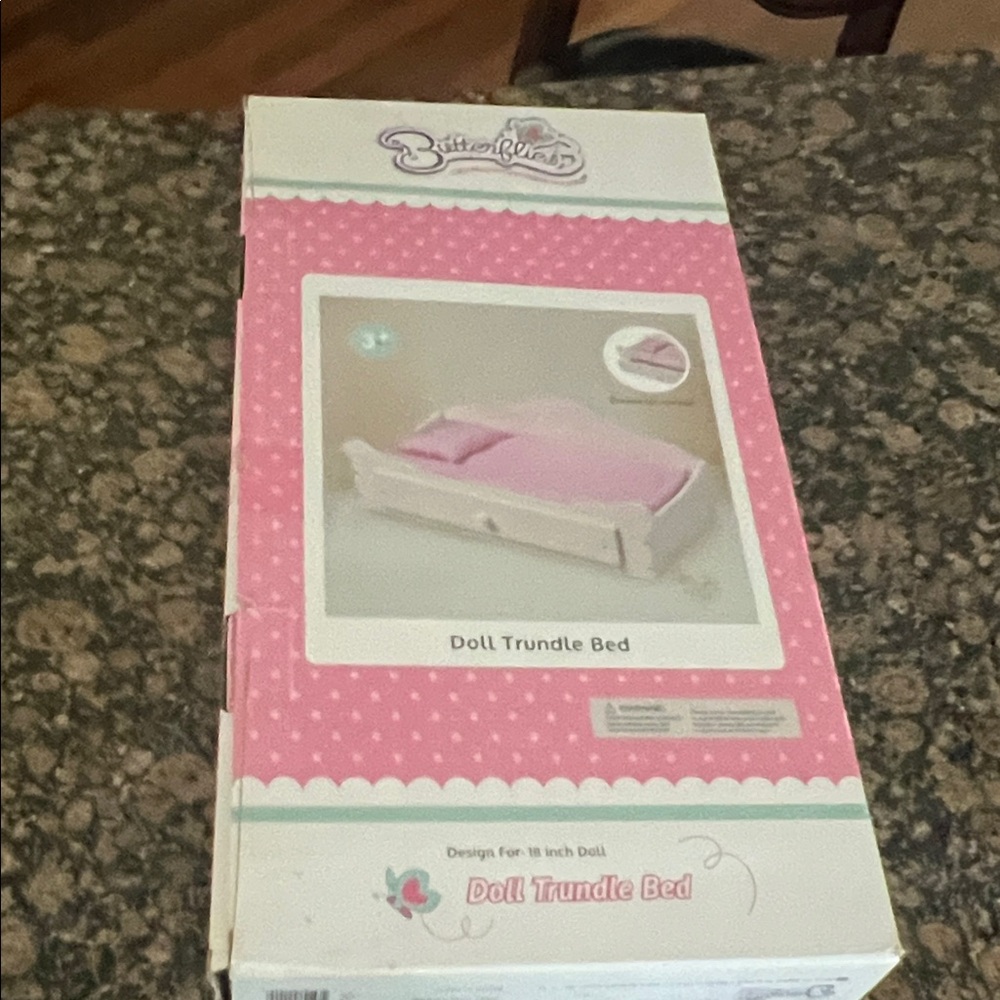 New Butterflies Doll Trundle Bed